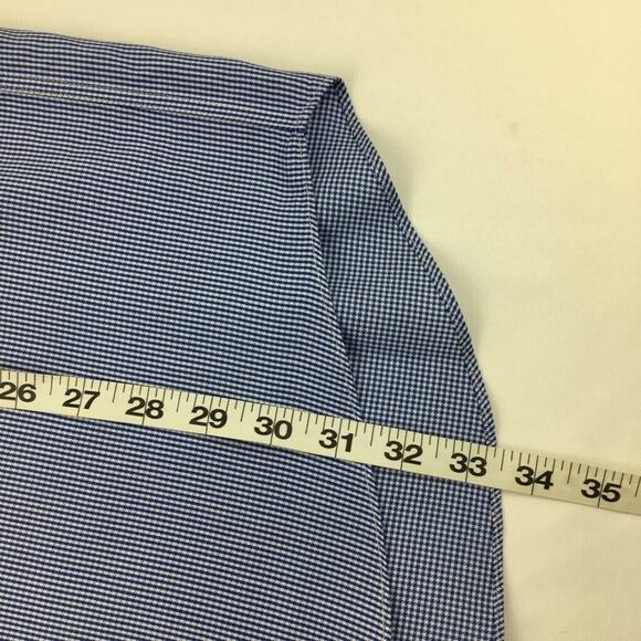 Charles Tyrwhitt Mens Dress Shirt Blue White Striped Collared Non Iron 16-36 - Picture 6 of 7
